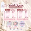 Mukena Anak Terusan Premium Usia 7 - 15 Tahun Syafa Series