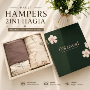 HAMPERS Exclusive Gift Mukena Dewasa Hagia 2in1 Series